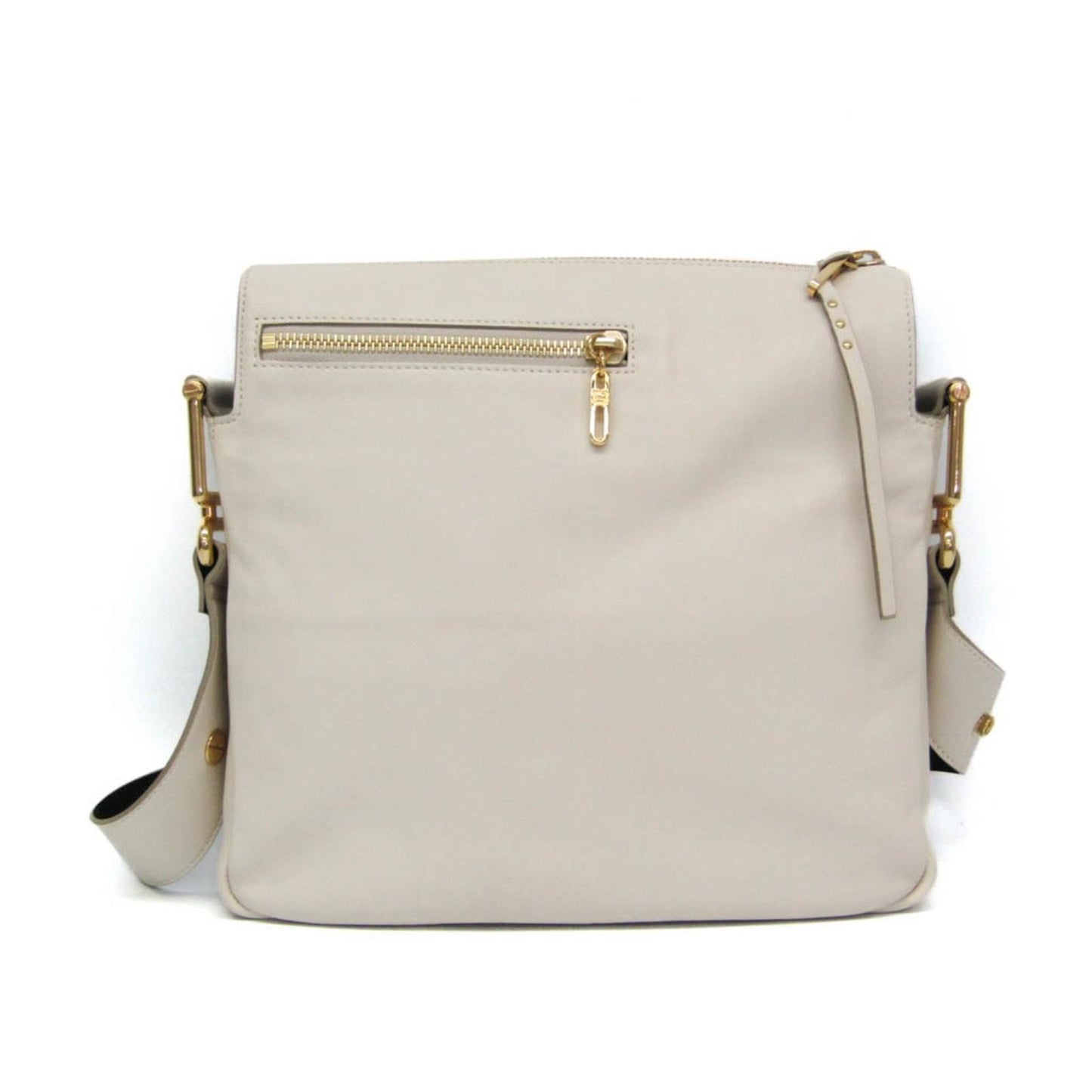 Chloe Shoulder Bag Purse Leather Off White Authentic