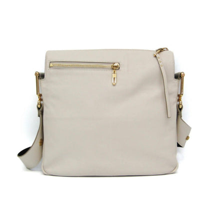 Chloe Shoulder Bag Purse Leather Off White Authentic