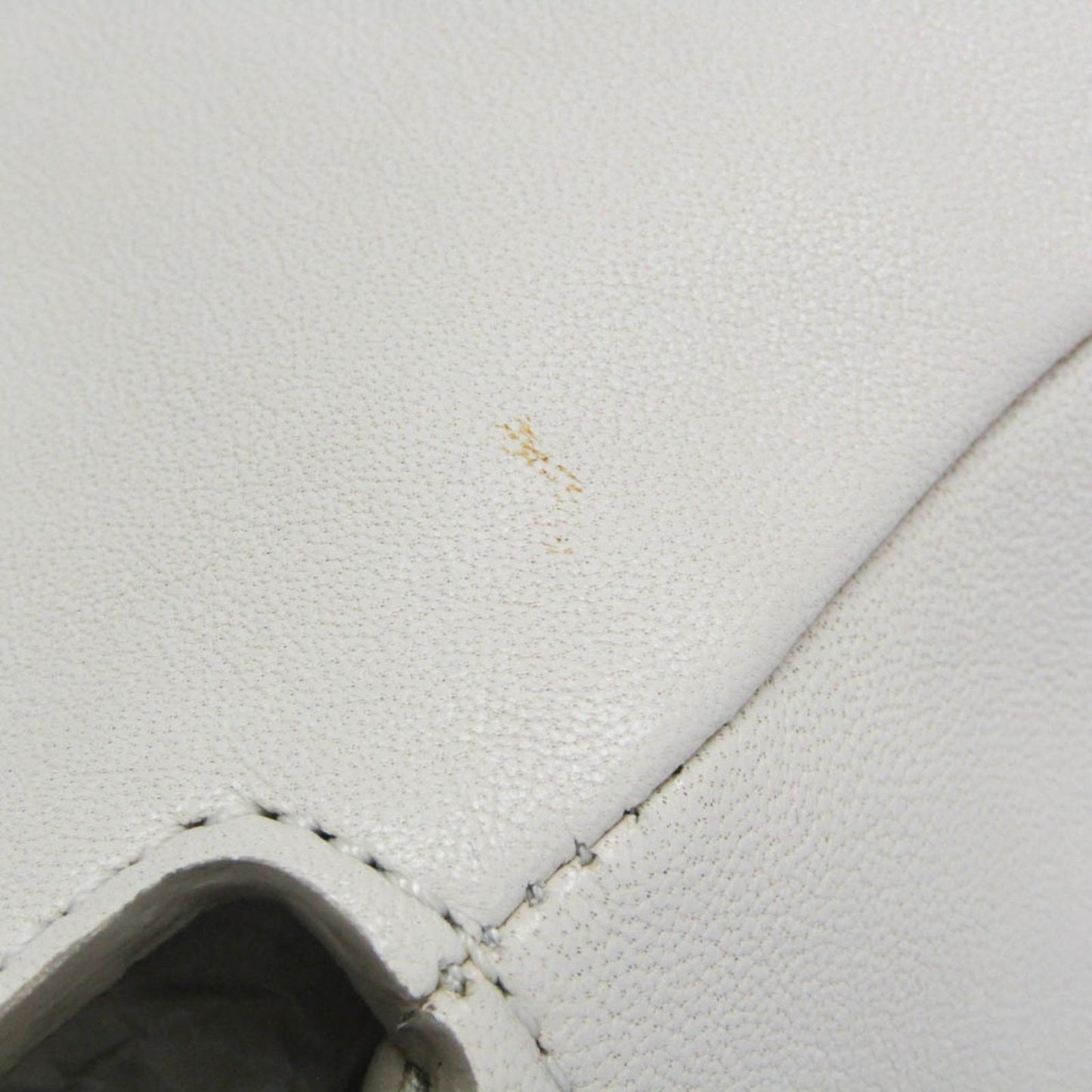 Chloe Shoulder Bag Purse Leather Off White Authentic