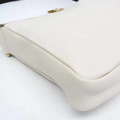 Chloe Shoulder Bag Purse Leather Off White Authentic