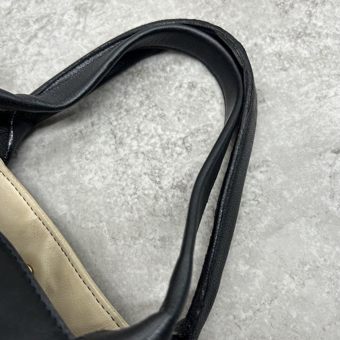 Chloe Hand Bag Tote Purse Leather Black Pink Beige Authentic