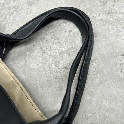 Chloe Hand Bag Tote Purse Leather Black Pink Beige Authentic