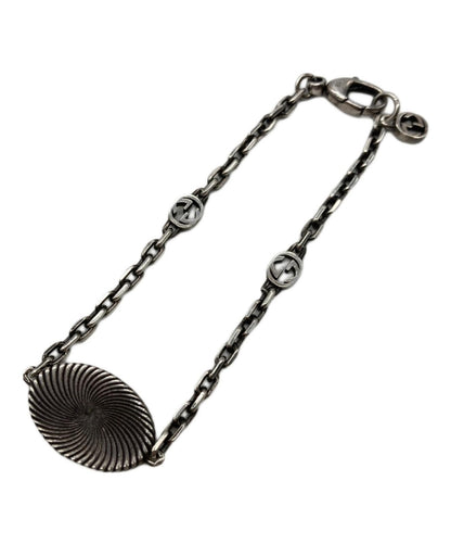 GUCCI Bracelet Bangle Double G Silver Men Accessory Authentic