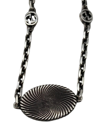 GUCCI Bracelet Bangle Double G Silver Men Accessory Authentic