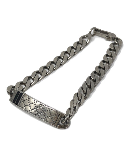 GUCCI Bracelet Bangle Diamante Silver 925 Men Accessory Authentic