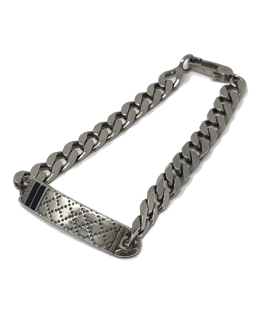 GUCCI Bracelet Bangle Diamante Silver 925 Men Accessory Authentic