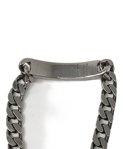 GUCCI Bracelet Bangle Diamante Silver 925 Men Accessory Authentic