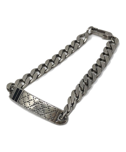 GUCCI Bracelet Bangle Diamante Silver 925 Men Accessory Authentic