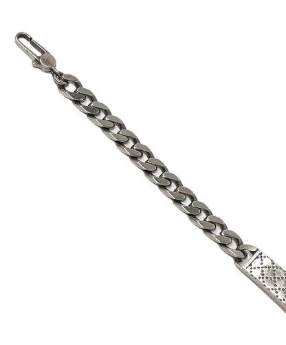 GUCCI Bracelet Bangle Diamante Silver 925 Men Accessory Authentic