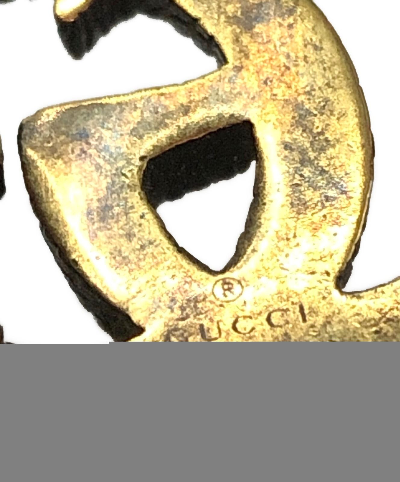 GUCCI Bracelet Bangle Leather Brown Men Accessory Authentic