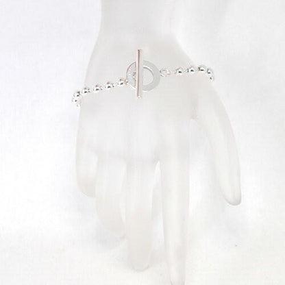 GUCCI Bracelet Bangle Ball Chsin Silver 925 Women Accessory Authentic