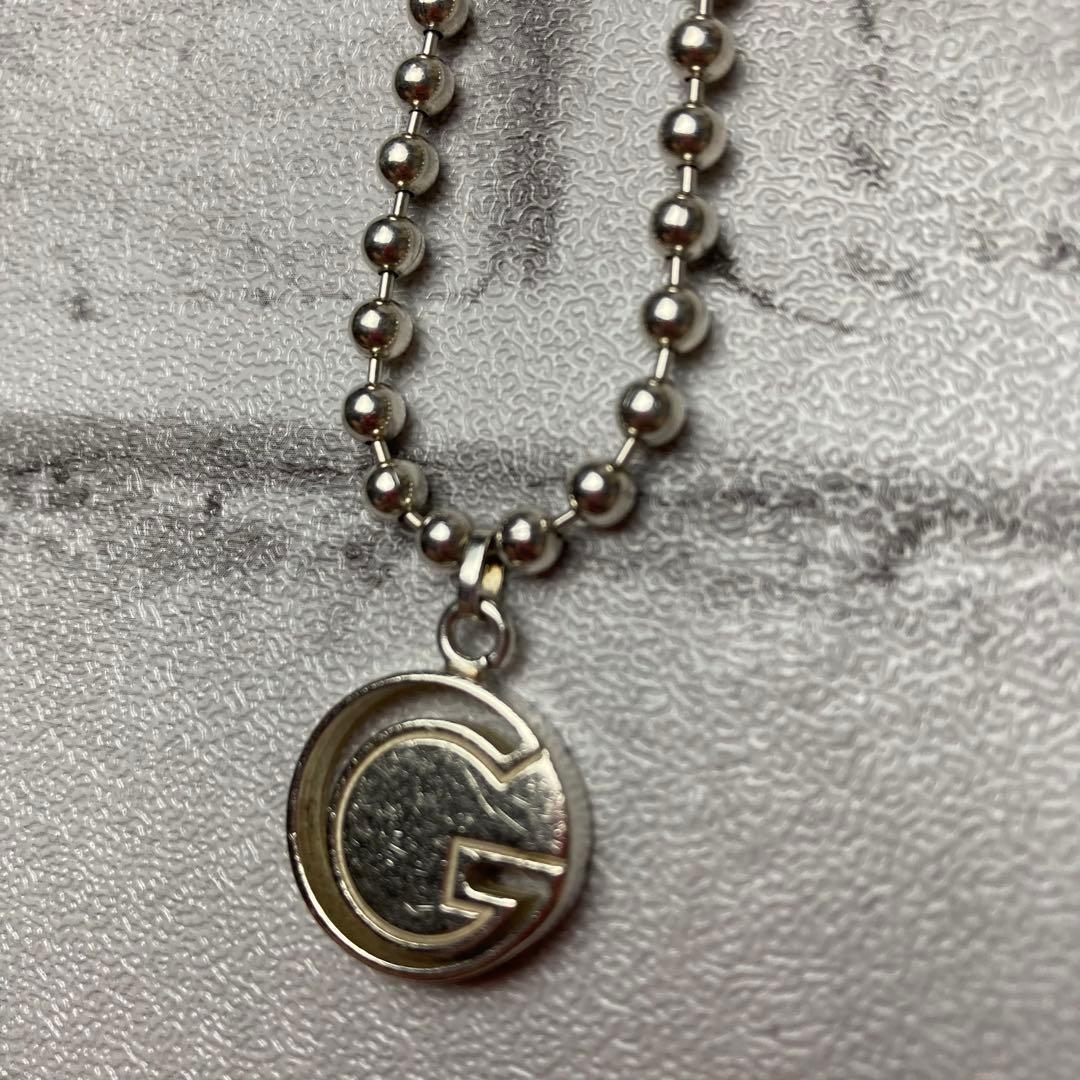 GUCCI Bracelet Bangle Ball Chain Silver 925 Women Accessory Authentic