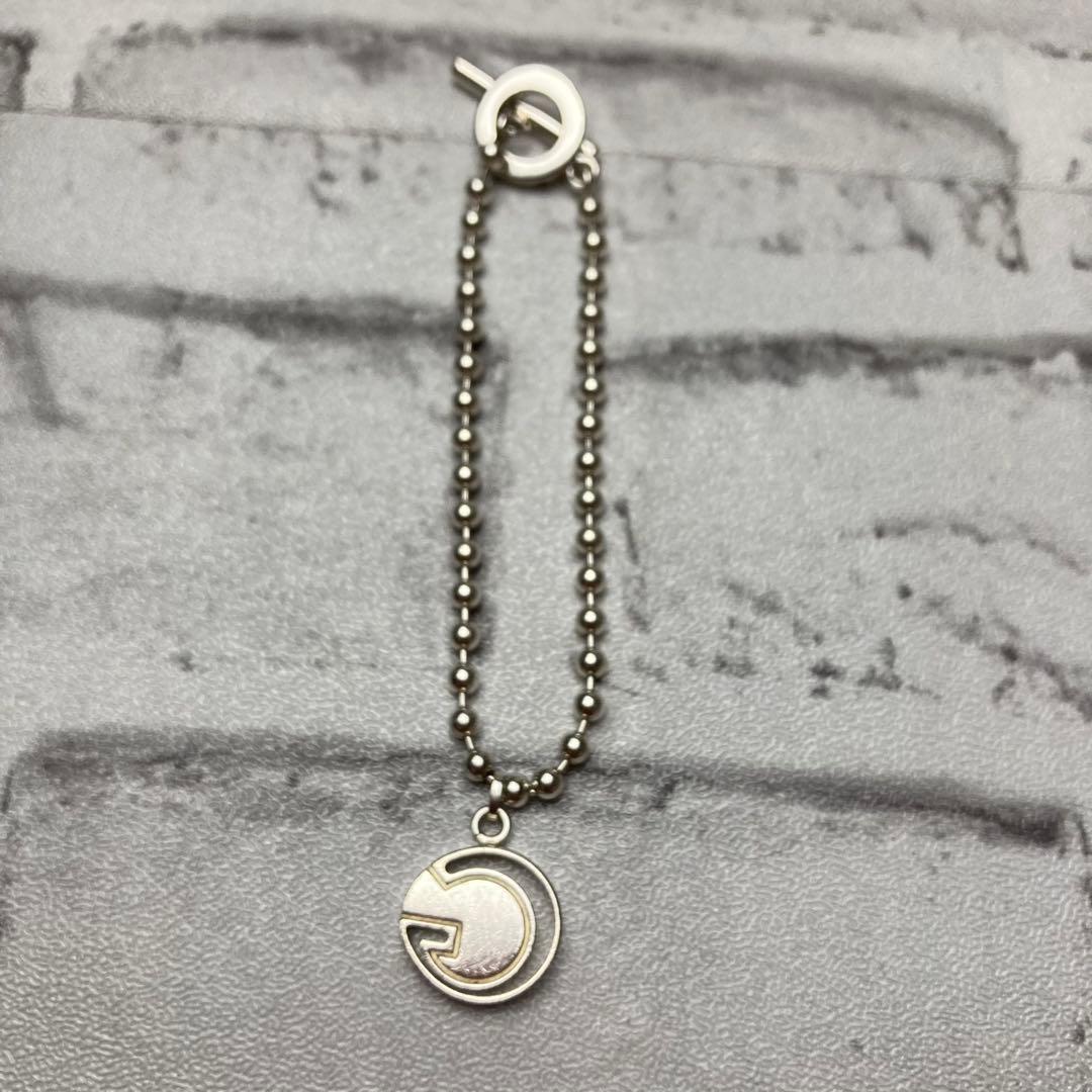 GUCCI Bracelet Bangle Ball Chain Silver 925 Women Accessory Authentic