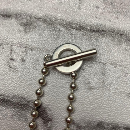 GUCCI Bracelet Bangle Ball Chain Silver 925 Women Accessory Authentic