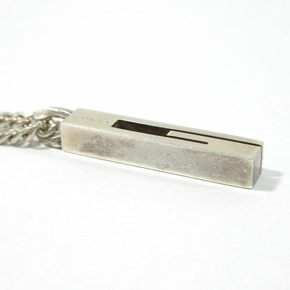 GUCCI Necklace Pendant G motif G logo Silver 925 Women Accessory Authentic