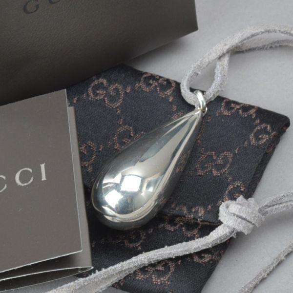 GUCCI Necklace Pendant Silver 925 Women Accessory Authentic