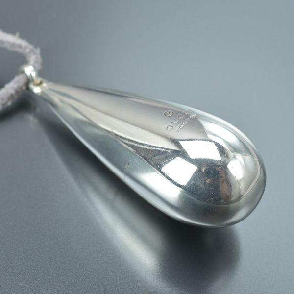 GUCCI Necklace Pendant Silver 925 Women Accessory Authentic