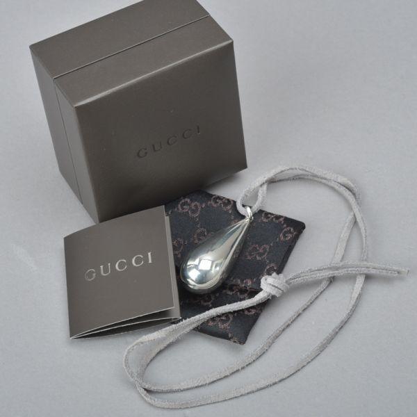 GUCCI Necklace Pendant Silver 925 Women Accessory Authentic