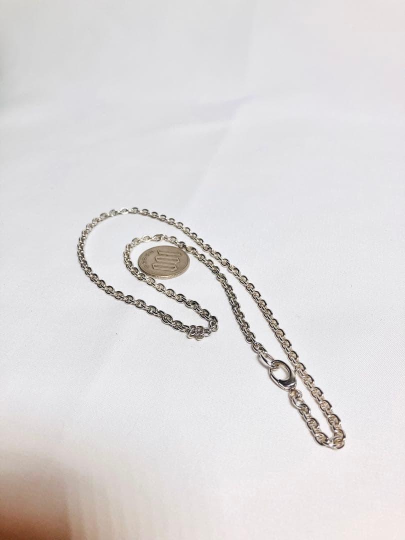 GUCCI Necklace Pendant oval chain Silver 925 Unisex Accessory Authentic