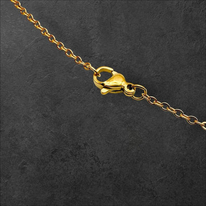 GUCCI Necklace Pendant GG Logo Gold Women Accessory Authentic