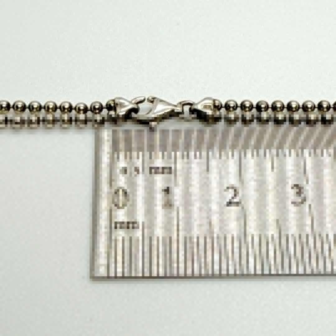 GUCCI Necklace Pendant Heart Ball Chain Silver 925 Women Accessory Authentic