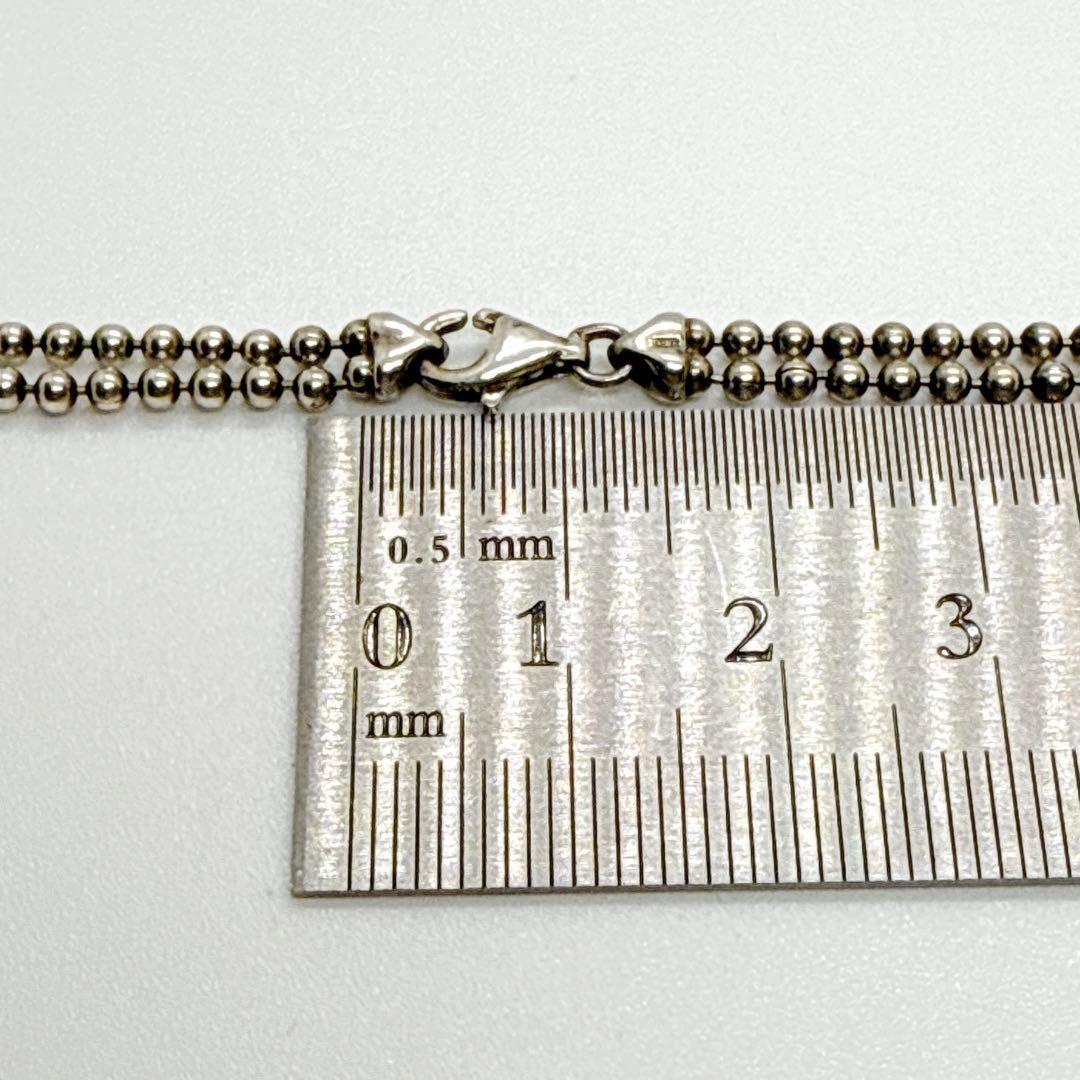 GUCCI Necklace Pendant Heart Ball Chain Silver 925 Women Accessory Authentic