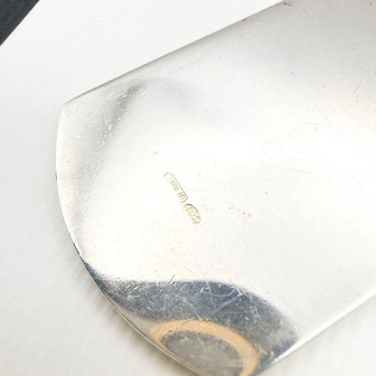 GUCCI Necklace Pendant plate Silver Men's Accessory Authentic