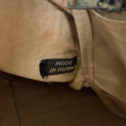 Christian Dior Boston Bag Trotter Handbag Purse Brown Canvas Leather Authentic