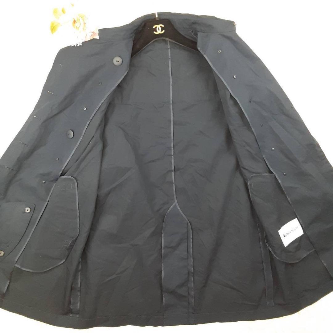 Aquascutum Trench Coat Asian fit XL 42 US size L Navy Authentic