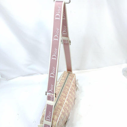 Christian Dior Shoulder Bag Purse Trotter No.1 Canvas Leather Authentic
