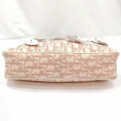 Christian Dior Shoulder Bag Purse Trotter No.1 Canvas Leather Authentic