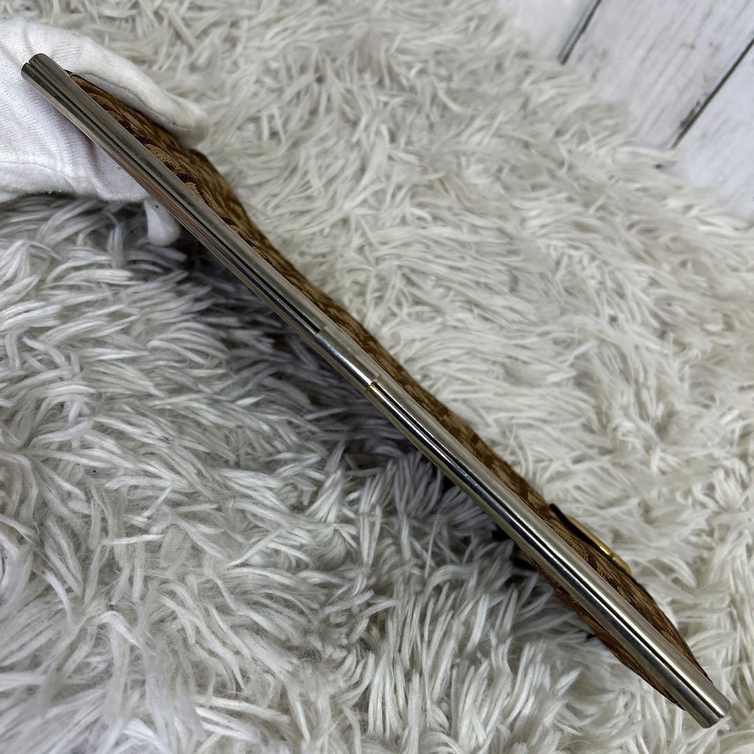 Christian Dior Clutch Bag Second Bag CD Trotter Brown Authentic