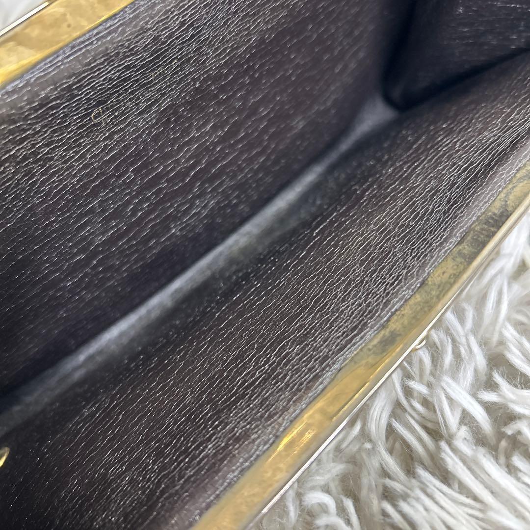 Christian Dior Clutch Bag Second Bag CD Trotter Brown Authentic