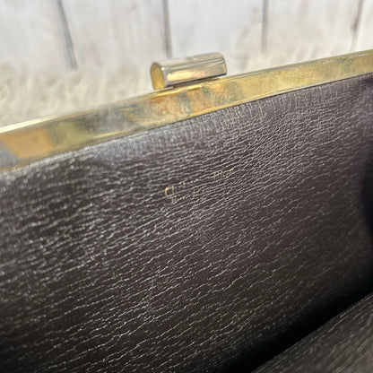 Christian Dior Clutch Bag Second Bag CD Trotter Brown Authentic