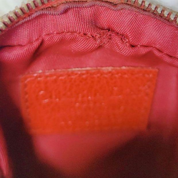 Christian Dior Pouch Trotter No.1 Nylon PVC Leather Brown Authentic