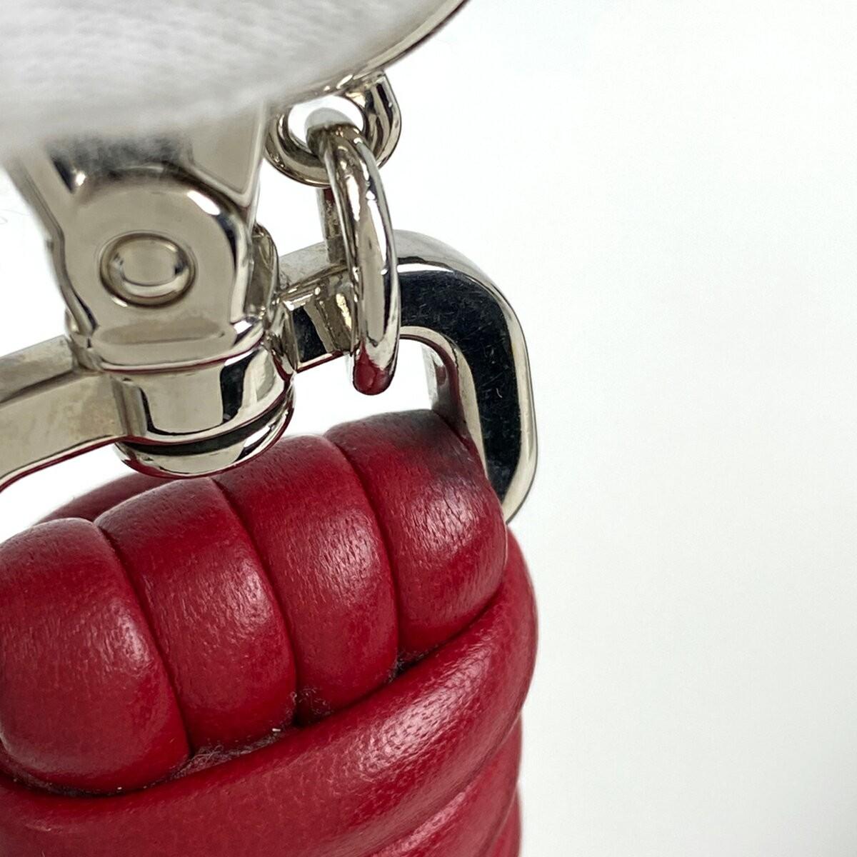 FENDI Shoulder Strap Strap you Belt FF Zucca Fabric Leather Brown Red Authentic