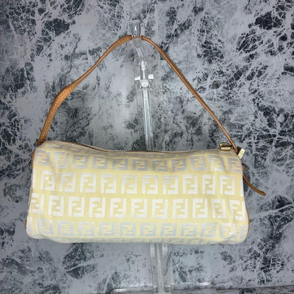 FENDI Mini Bag Accessory Pouch Hand Pouch FF Zucca Zucchino Authentic