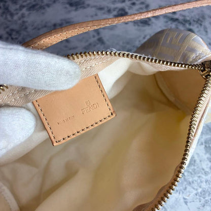 FENDI Mini Bag Accessory Pouch Hand Pouch FF Zucca Zucchino Authentic