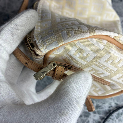 FENDI Mini Bag Accessory Pouch Hand Pouch FF Zucca Zucchino Authentic