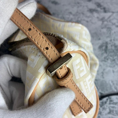 FENDI Mini Bag Accessory Pouch Hand Pouch FF Zucca Zucchino Authentic