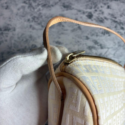 FENDI Mini Bag Accessory Pouch Hand Pouch FF Zucca Zucchino Authentic