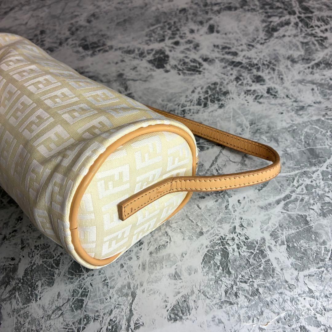 FENDI Mini Bag Accessory Pouch Hand Pouch FF Zucca Zucchino Authentic