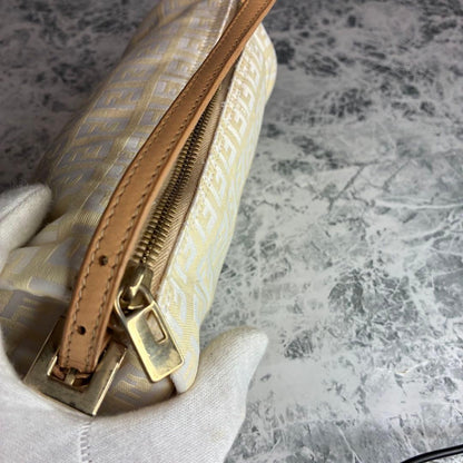 FENDI Mini Bag Accessory Pouch Hand Pouch FF Zucca Zucchino Authentic