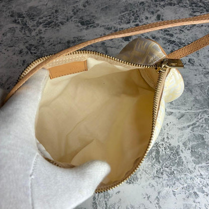 FENDI Mini Bag Accessory Pouch Hand Pouch FF Zucca Zucchino Authentic