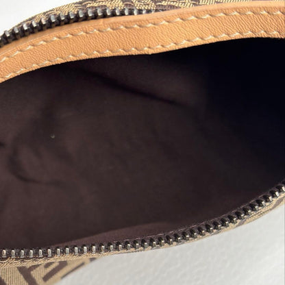 FENDI Accessory Pouch Hand Pouch FF Zucchino Authentic