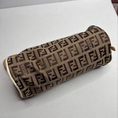 FENDI Accessory Pouch Hand Pouch FF Zucchino Authentic