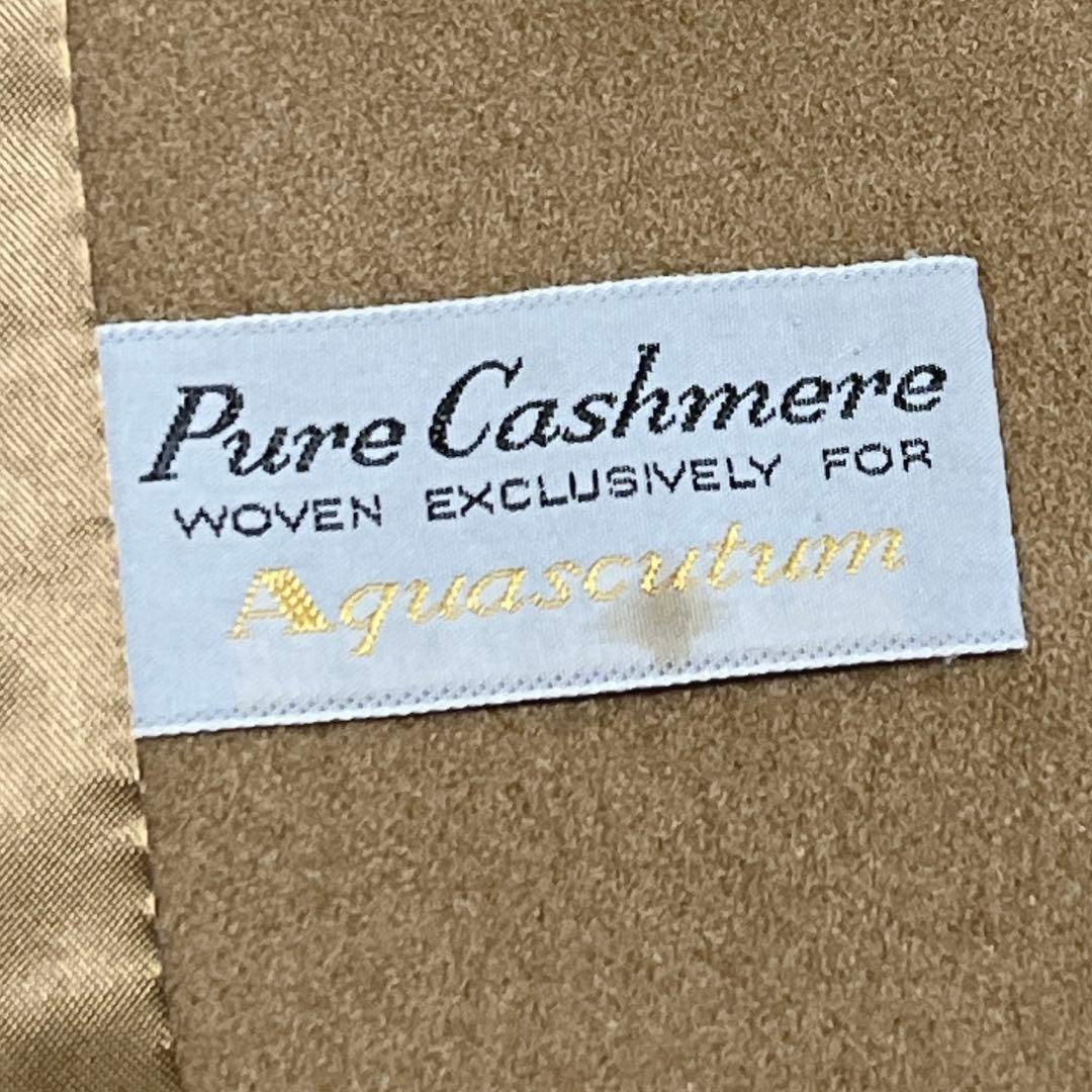 Aquascutum Long Coat Asian fit XL US size L Camel Authentic