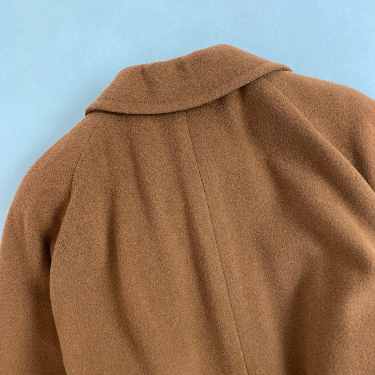 Aquascutum Long Coat Asian fit L US size M Brown Authentic