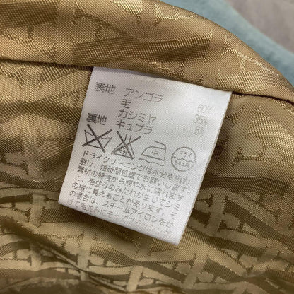 Aquascutum Wool Coat Asian fit L US size M Mint Blue Authentic