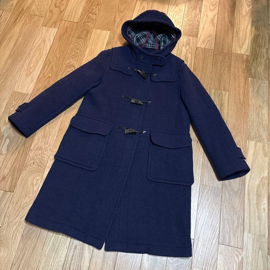 Aquascutum Coat Asian fit S US size XS Navy Authentic